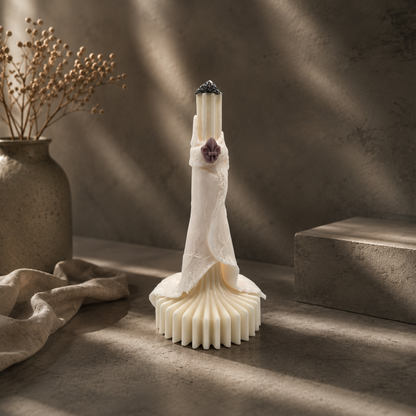 The White Crown | Decorative Candle Set