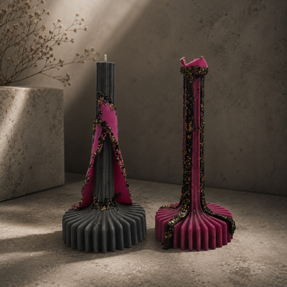 The Crimson Reign | Decorative Candle Set