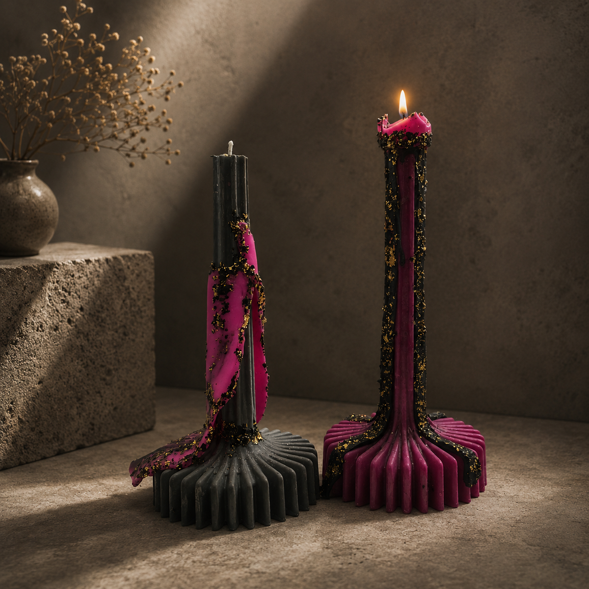 The Crimson Reign | Decorative Candle Set